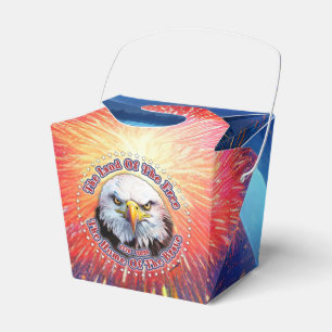 The Land Of The Free Home Brown Eagle Fireworks M Favor Boxes