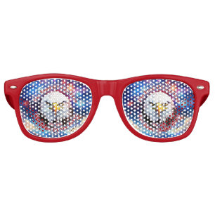 The Land Of The Free Home Brown Eagle Fireworks M Retro Sunglasses