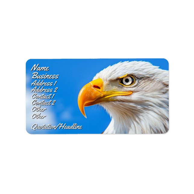 The Land of the Free, Home of the Brave Label (Front)