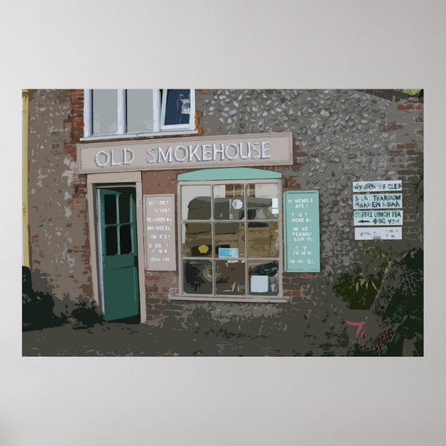 THE LAND ROVER & SMOKEHOUSE POSTER (Front)