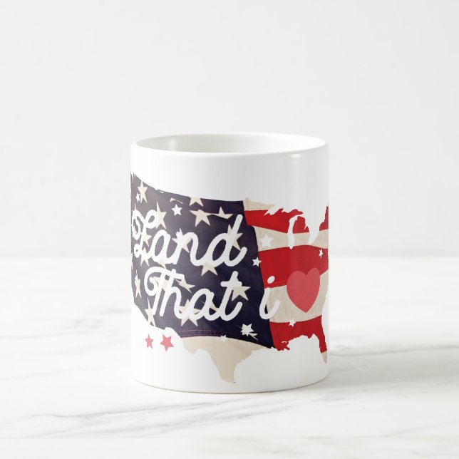 The Land that I love Color Morph Mug (Center)