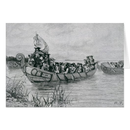 The Landing of Cadillac Cards (Front Horizontal)