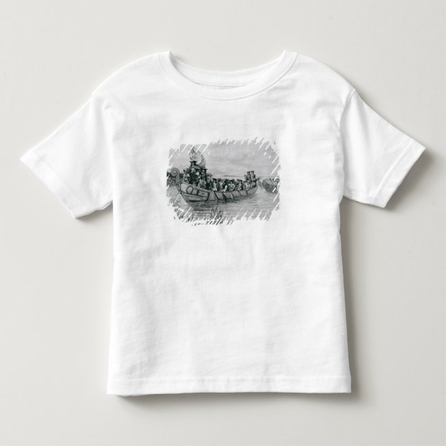 The Landing of Cadillac Toddler T-shirt (Front)