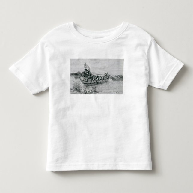 The Landing of Cadillac Toddler T-shirt (Front)