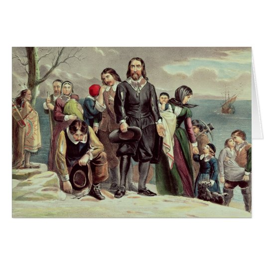 The Landing of the Pilgrims at Plymouth (Front Horizontal)