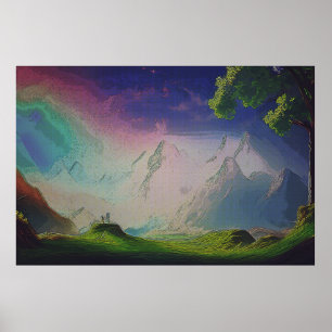 The Landscape Of An Alien World Poster