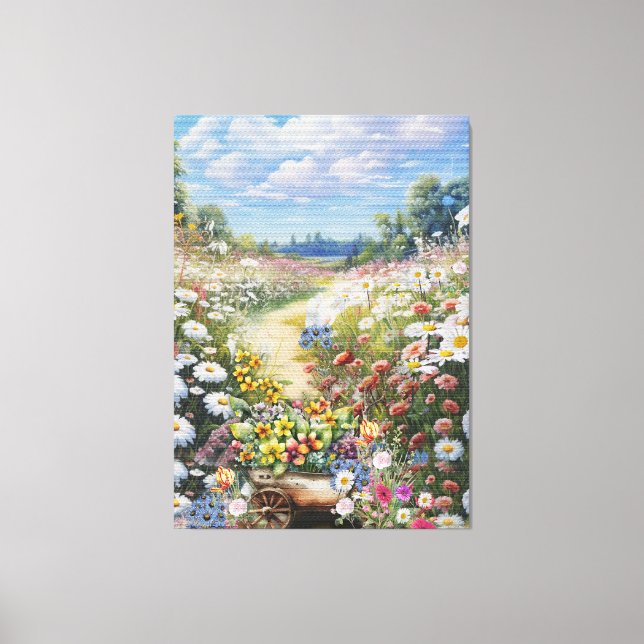 the Language of Flowers Canvas Print (Front)