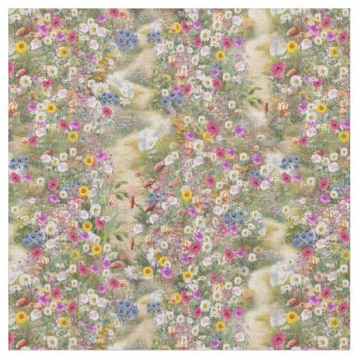 the Language of Flowers Fabric