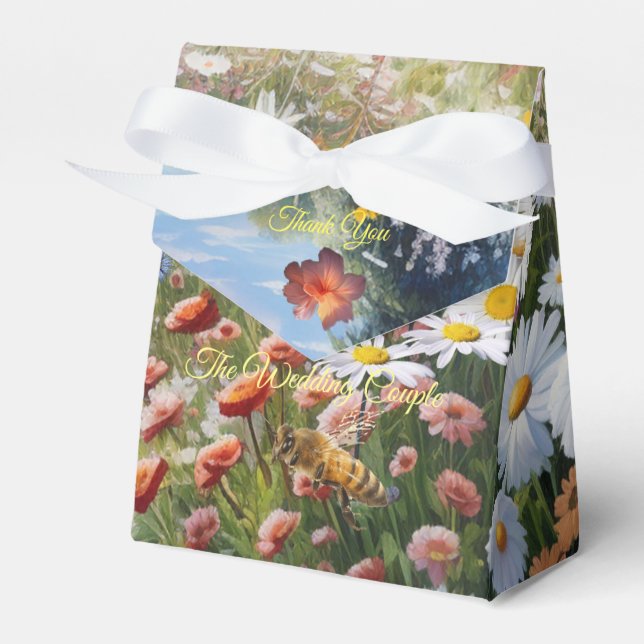 The Language of Flowers Favor Boxes (Front Side)