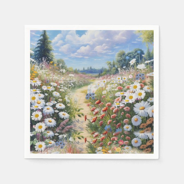 The Language of Flowers Napkins (Front)