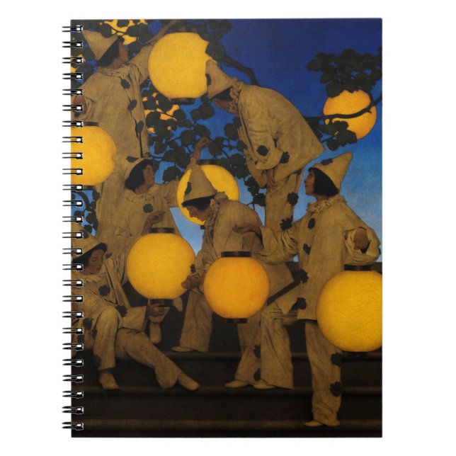 The Lantern Bearers, 1908 by Maxfield Parrish Notebook (Front)