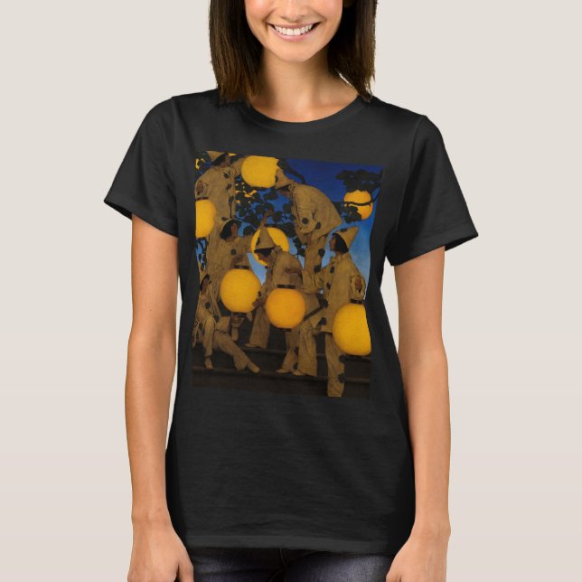 The Lantern Bearers, 1908 by Maxfield Parrish T-Shirt (Front)