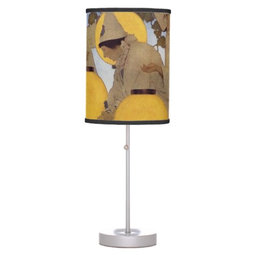 The Lantern Bearers _ Maxfield Parrish Table Lamp