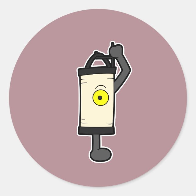 The Lantern Yokai, Chochin-obake, Classic Round Sticker (Front)