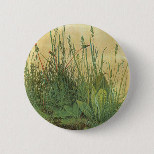 The Large (Great) Piece of Turf by Albrecht Durer Pinback Button