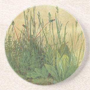 The Large (Great) Piece of Turf by Albrecht Durer Sandstone Coaster