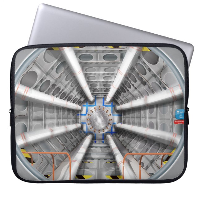 The Large Hadron Collider Laptop Sleeve (Front)