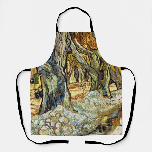 The Large Plane Trees By Vincent Van Gogh Apron (Front)