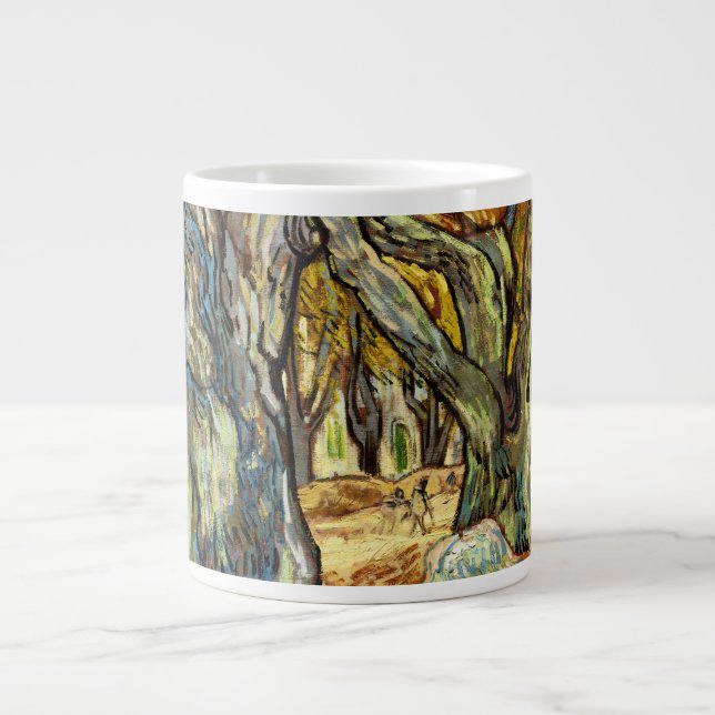 The Large Plane Trees By Vincent Van Gogh  Giant Coffee Mug (Front)
