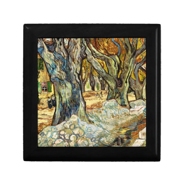The Large Plane Trees By Vincent Van Gogh Gift Box (Front)