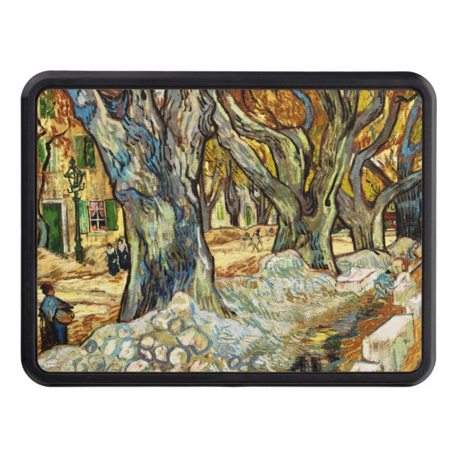 The Large Plane Trees By Vincent Van Gogh  Hitch Cover (Front)