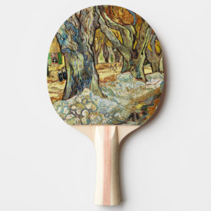 The Large Plane Trees By Vincent Van Gogh Ping Pong Paddle