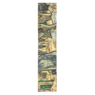 The Large Plane Trees By Vincent Van Gogh Short Table Runner