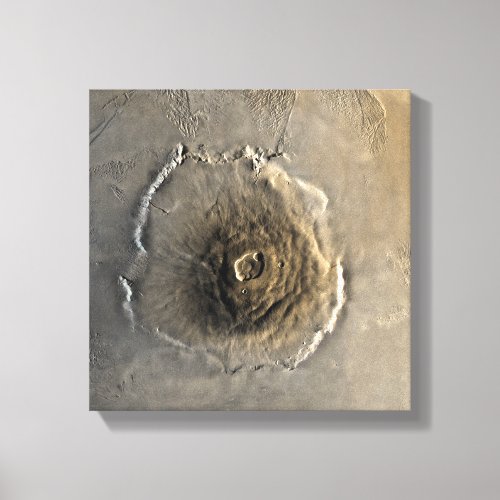 The largest known volcano in the solar system canvas print