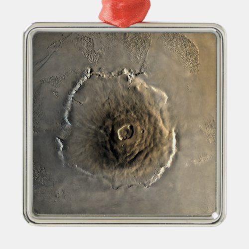 The largest known volcano in the solar system metal ornament