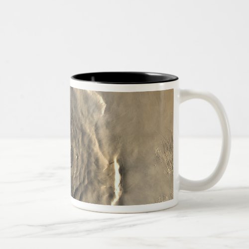The largest known volcano in the solar system Two_Tone coffee mug