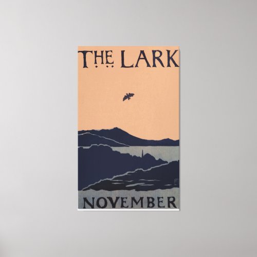 The Lark Florence Lundbord Vintage Abstract Canvas Print