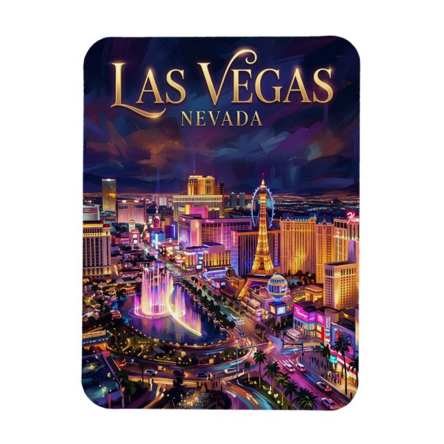 The Las Vegas Strip USA Magnet (Vertical)