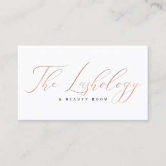 The Lashology Business Card