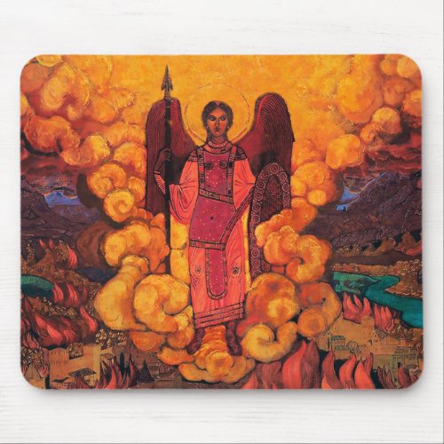 The Last Angel by Nicholas Roerich Mouse Pad