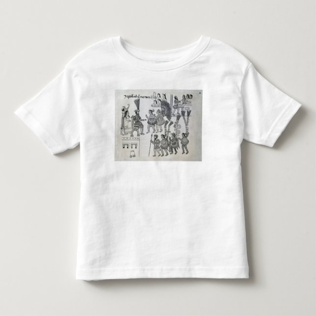 The last Aztec Emperor Cuauhtemoc surrenders Toddler T-shirt (Front)