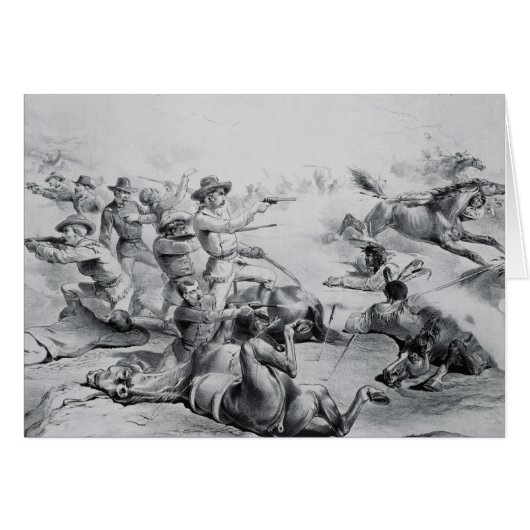 The Last Battle of General Custer Cards (Front Horizontal)