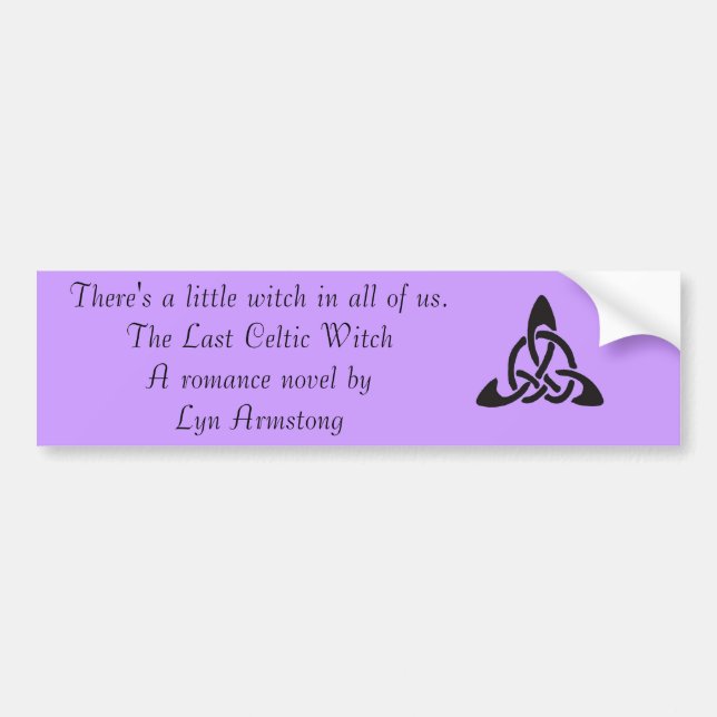 The Last Celtic Witch Bumper Sticker (Front)