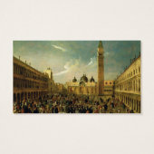 The Last Day of the Carnival, St. Mark's Square, V (Back)