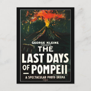 "The Last Days of Pompeii" Motion Picture Poster Postcard