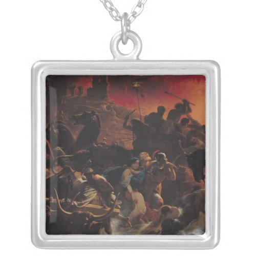 The Last Days of Pompeii Silver Plated Necklace