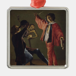 The Last Drop of Beer Before the Party Ends Metal Ornament