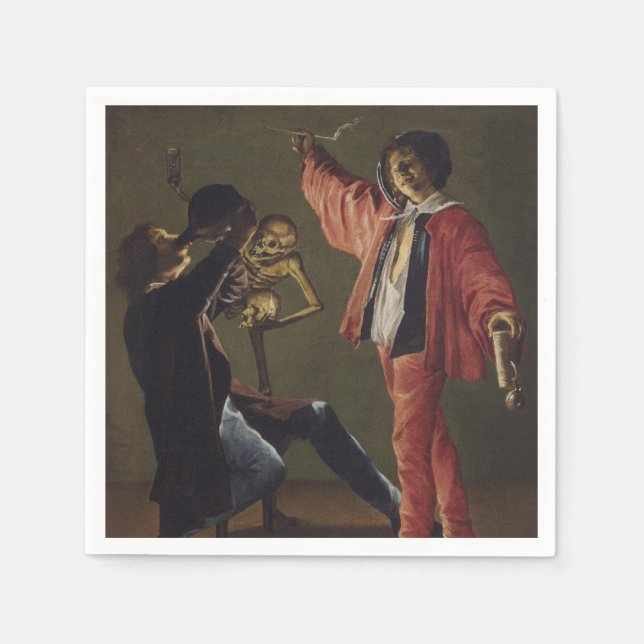 The Last Drop of Beer Before the Party Ends Napkins (Front)