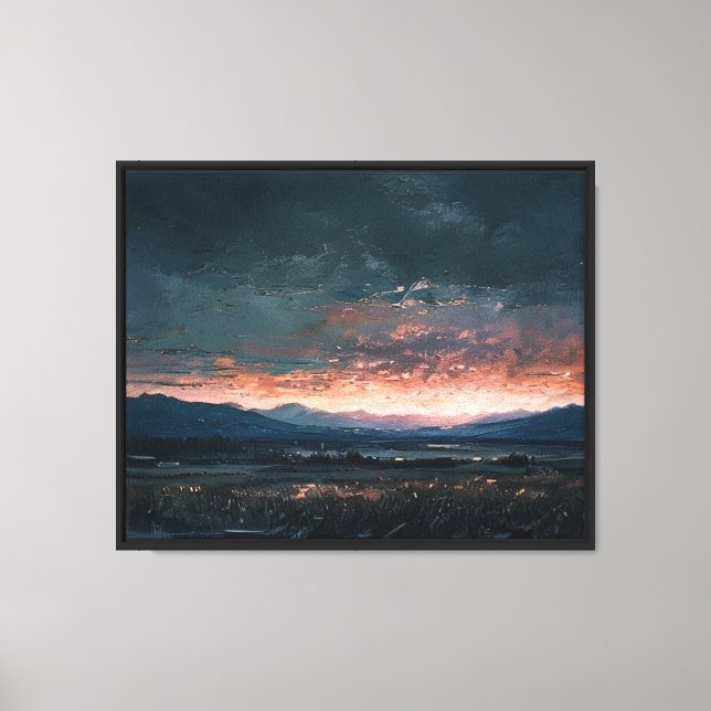 The Last Ember Canvas Print (Front)