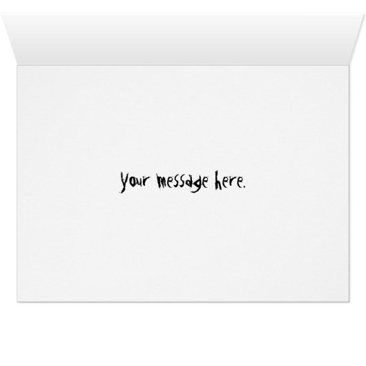 'The Last Flower' Card (Inside Horizontal (Bottom))