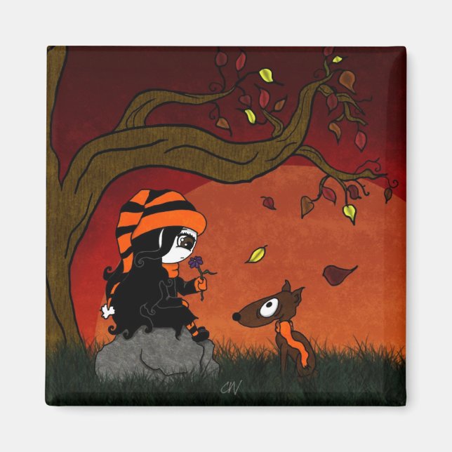 'The Last Flower' Magnet (Front)