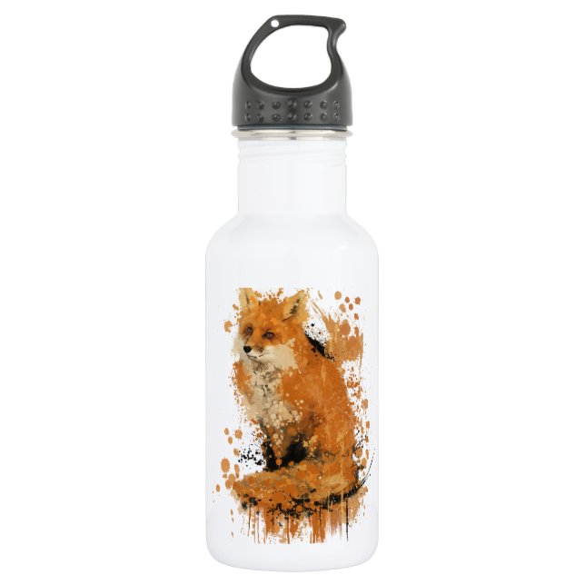 The Last Fox Stainless Steel Water Bottle (Front)
