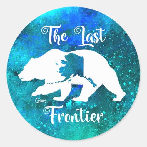 The Last Frontier White Bear _ Envelope Stickers
