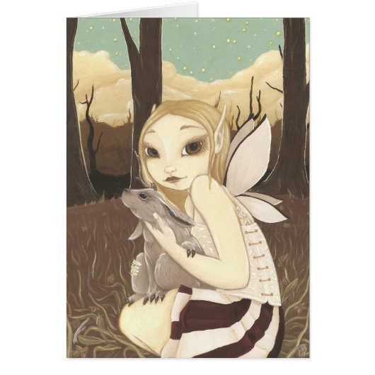 The Last Jackalope - Fairy Card (Front)