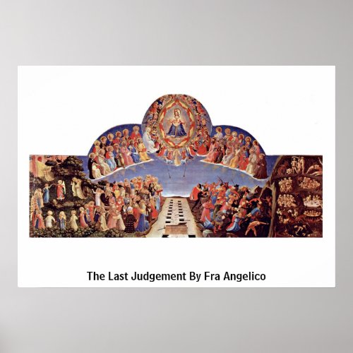 The Last Judgement By Fra Angelico Poster