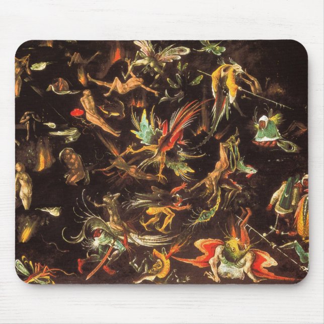 The Last Judgement by Hieronymus Bosch Mouse Pad (Front)